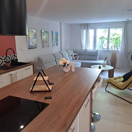Magnifique Appartement 2 Chambres Avec 50 M2 De Jardin Privatif La Crau Exterior photo